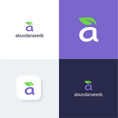 letter "a" + leaf bangla logo branding design graphic design illustration logo typography ui ux vector