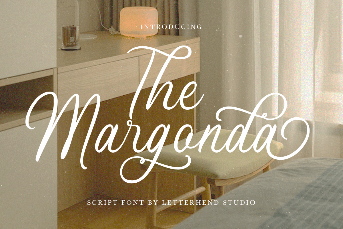 The Margonda - Script Font classic freebies