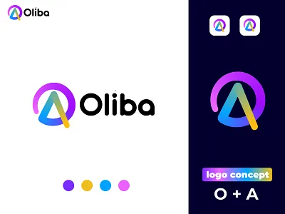 modern, minimalist, creative, branding, logos, o a logo design brand brand identity branding creative logo design icon identity logo logo design logo logo logo mark logodesign logos logotype mark minimalist logo modern logo o a logo typography