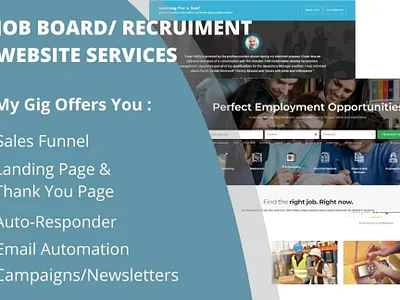 JOB BOARD WEBSITE, RECRUITMENT WEBSITE design graphic design job board website job search job website recruitment website ui website design wordpress