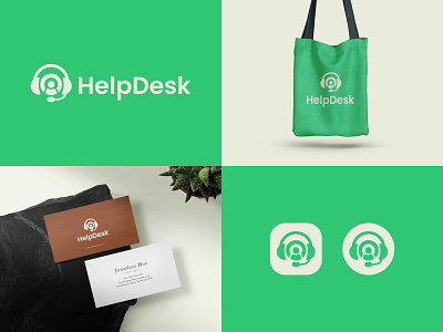 HelpDesk Logo brand identity branding chat chatbot custom logo design graphic design help logo helpdesk icon identity logo logo design logo mark logodesign logomark mark minimal modern logo text