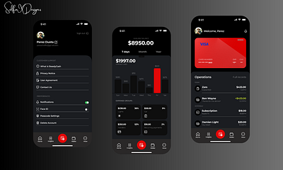 Finance App app design cards finance app interface ui ux