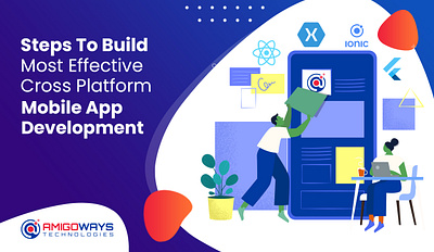 Steps To Build Effective Cross Platform Mobile App Development amigoways amigowaysteam branding ios letsconnect mobileappdevelopmentservice