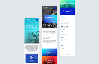 Setien | Website design mobile responsive ui web design website