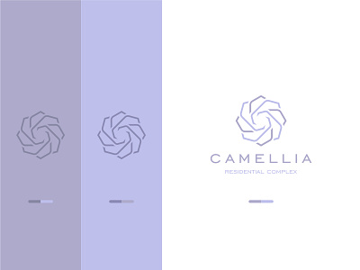 Camellia logo design brand branding building building logo corporate identity design flower logo graphic design iran logo logo design tehran visual identity