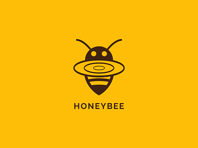 Honey bee with space logo. Bee galaxy logo agriculture apiary beekeeping bees buzzing drone environment farming flower hive honey honeybees honeycomb nature nectar pollination queen bee sustainability wax workers