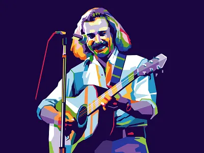 Jimmy Buffet art artwork classic colorful design illustration logo music popart retro ui wpap
