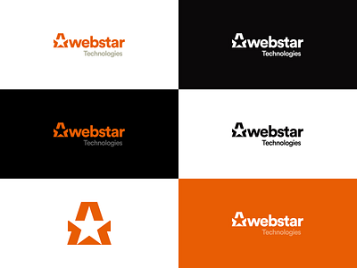 Awebstar Technologies Logo Concept branding concept design illustration interface logo mockup redesign ui website