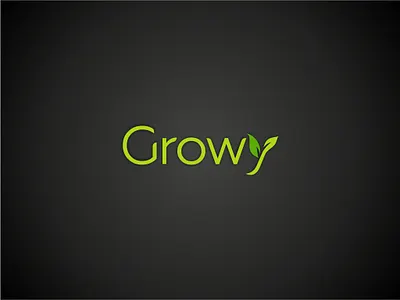 GROWY Logo Design brand branding logo logo designer logo desugn logodesign logodesigner logos yamilogos