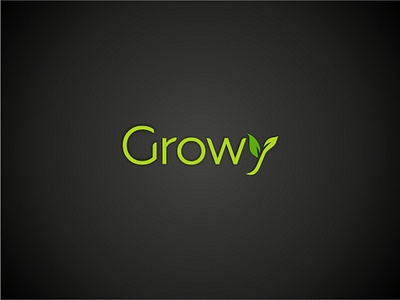 GROWY Logo Design brand branding logo logo designer logo desugn logodesign logodesigner logos yamilogos