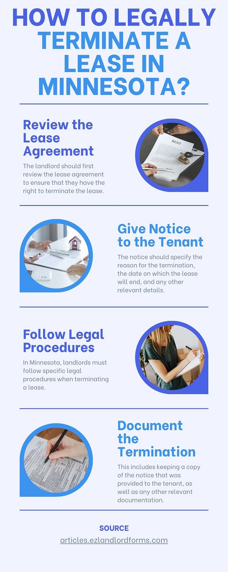 What's the Legal Way for MN Landlord to Terminate a Lease? by