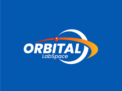 Orbital Lab Space Logo Design. brand branding creative design gradient graphic design graphicsdesigner lab logo logodesign logodesigner logomaker logotype orbit orbital orbitallogo premium space spacelogo vector