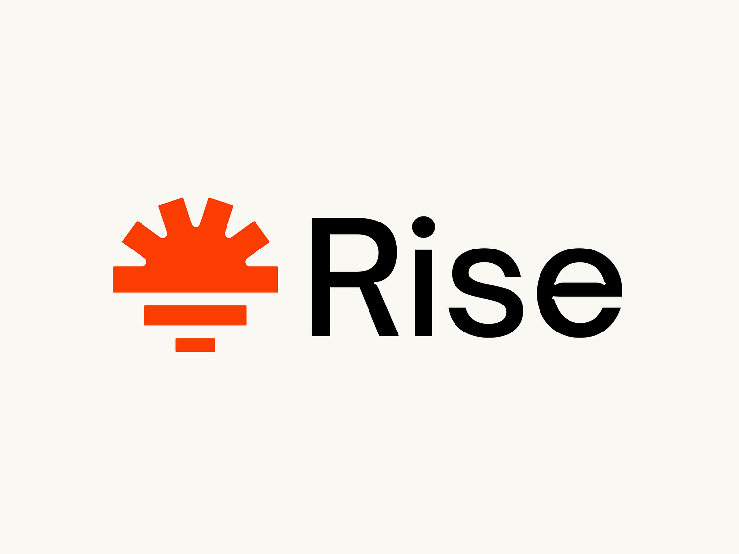 Rise logo design by 144p on Dribbble