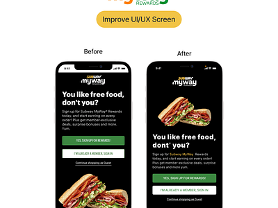 Improved UI/UX Screen of @subwaymyway designpattern graphic design ui uidesign uitips uiux ux uxdesign