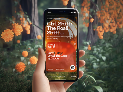 CTRL SHIFT - Podcast App app audio audio book concept design iphone mobile music orange podcast podcasting sound spotify streaming app ui