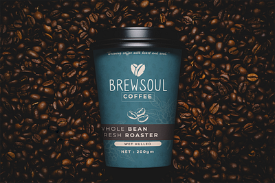 Brewsoul Coffee Brand Packaging branding coffee concept art design digital art graphic design illustration logo ux vector