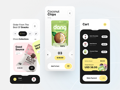 E-commerce Mobile Application animation app branding design design app graphic design icon illustration illustrator logo minimal typography ui ui ux uidesign uiux ux vector web website