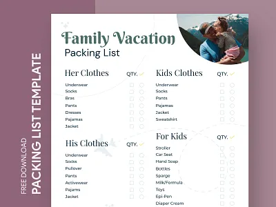 Family Vacation Packing List Free Google Docs Template check checklist docs document family free google docs templates free template free template google docs google google docs holiday list ms packing print printing template templates vacation word