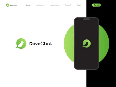 Dove Chat logo design bird logo chat logo creative logo custom logo dove logo incredible logo logo branding logo creation logo creator logo design logo maker minimal logo modern logo negative space outstanding logo professional logo simple logo stunning logo stylist logo unique logo