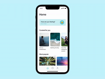 Meditation App app app design figma flow meditation meditation app mobile app mobile design prototyping ui ui designer ui inspiration ui ux designer uidesign uiux user experience user interface ux ux designer uxdesign