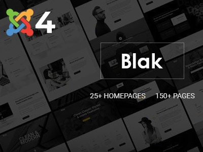 Blak - Responsive MultiPurpose Joomla 4 Website Template design envato joomla joomla4 responsive rtl simple website website template