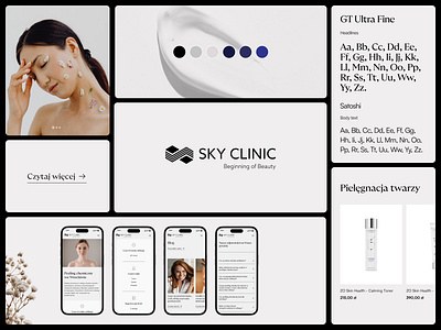 Sky Clinic - responsive web redesign animation branding components design ecommerce figma graphic design logo minimalism mobile motion graphics redesign responsivedesign typography ui webdesign