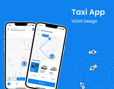 Taxi app application design graphic design landing page mobile app ui ux