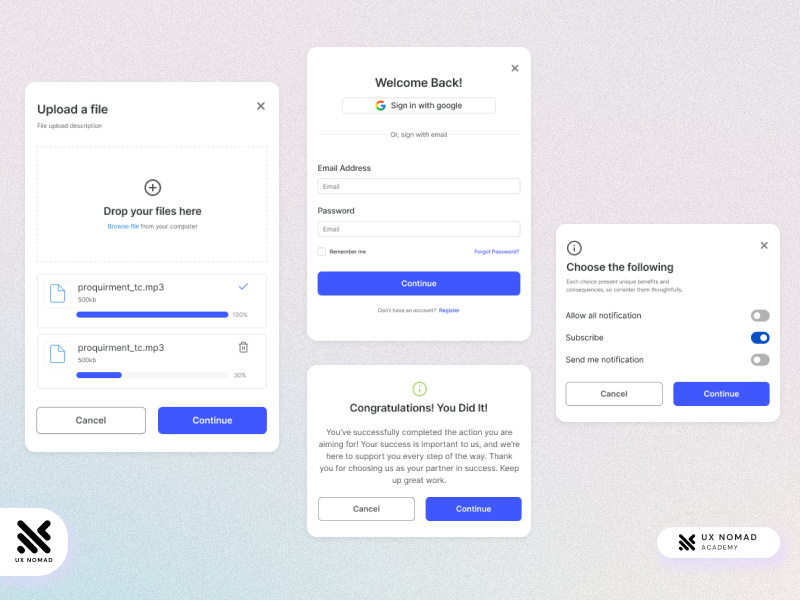 Upload UI designs, themes, templates and downloadable graphic elements ...