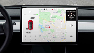 Tesla Model 3 Infotainment Overhaul: Revamped animation branding concept design figmadesign research ui ux