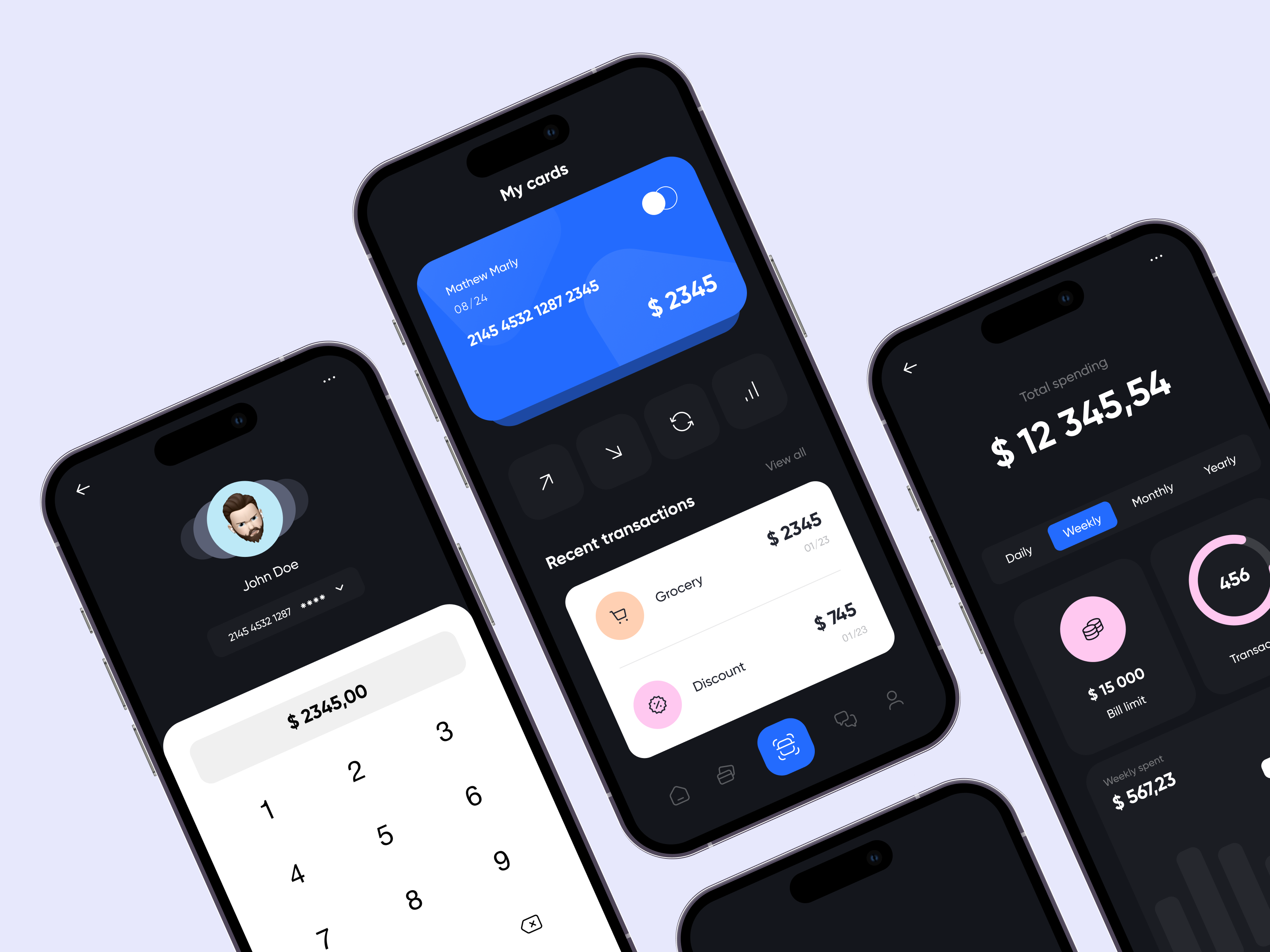 Nanou - Mobile banking UX/UI application design by Outcrowd on Dribbble
