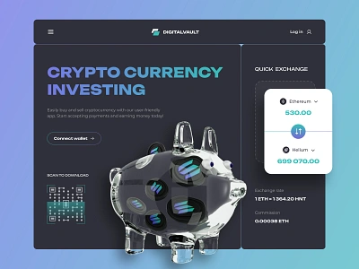 Crypto Exchange Concept concept crypto ui uiux ux web web design webdesign website