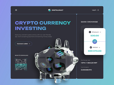 Crypto Exchange Concept concept crypto ui uiux ux web web design webdesign website
