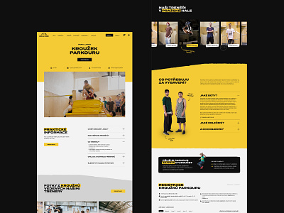 IMA Parkour Gyms - Website & Booking system branding design freerun freerunning freestyle gym gymnastics jump motion parkour sport ui urban style ux webdesign