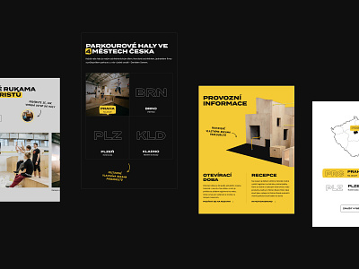 IMA Parkour Gyms - Website & Booking system branding design freerun freerunning freestyle gym gymnastics jump motion parkour sport ui urban style ux webdesign