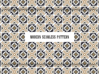 Modern Aesthetic Seamless Pattern geometric