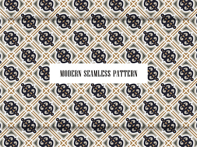 Modern Aesthetic Seamless Pattern geometric