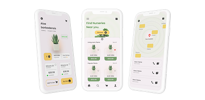 Plant Buying App Design app design figma mobile app ui ux