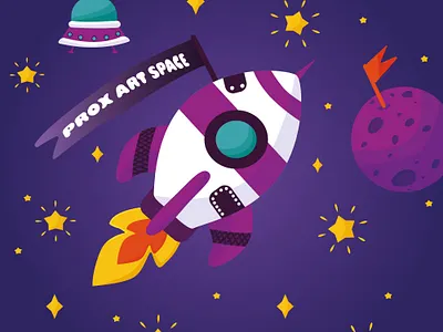 Cute vector rocket :) design graphic design illustration vector
