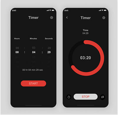 Time counter|Daily ui challenge#14 daily ui challenge time counter