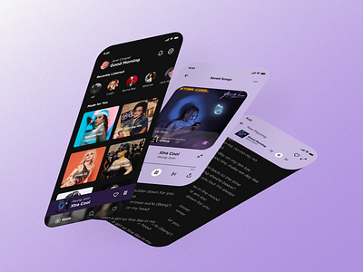 Music App app dailyui design uiux uxd design logo ui ux