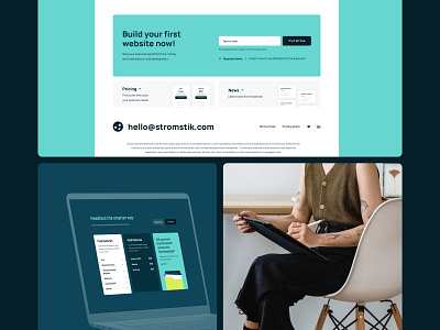 Strømstik - Website builder webdesign ai api branding cms design development illustration page builder templates ui ux vector webdesign website builder