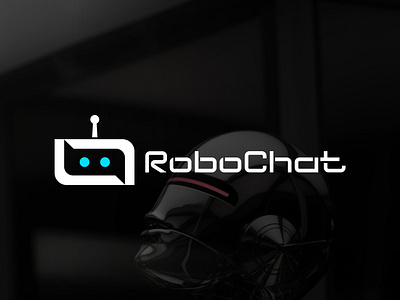 RoboChat Ai technology brand identity ai branding custom logo design graphic design identity illustration logo logo design modern nft robo robot technology typography vector visual identity