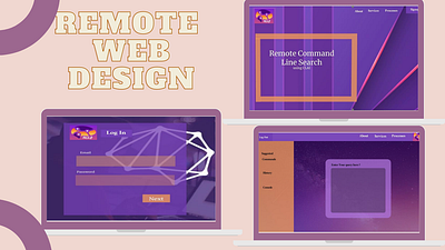 Remote Web Design app app design design graphic design ui ui designer ux ux design web design