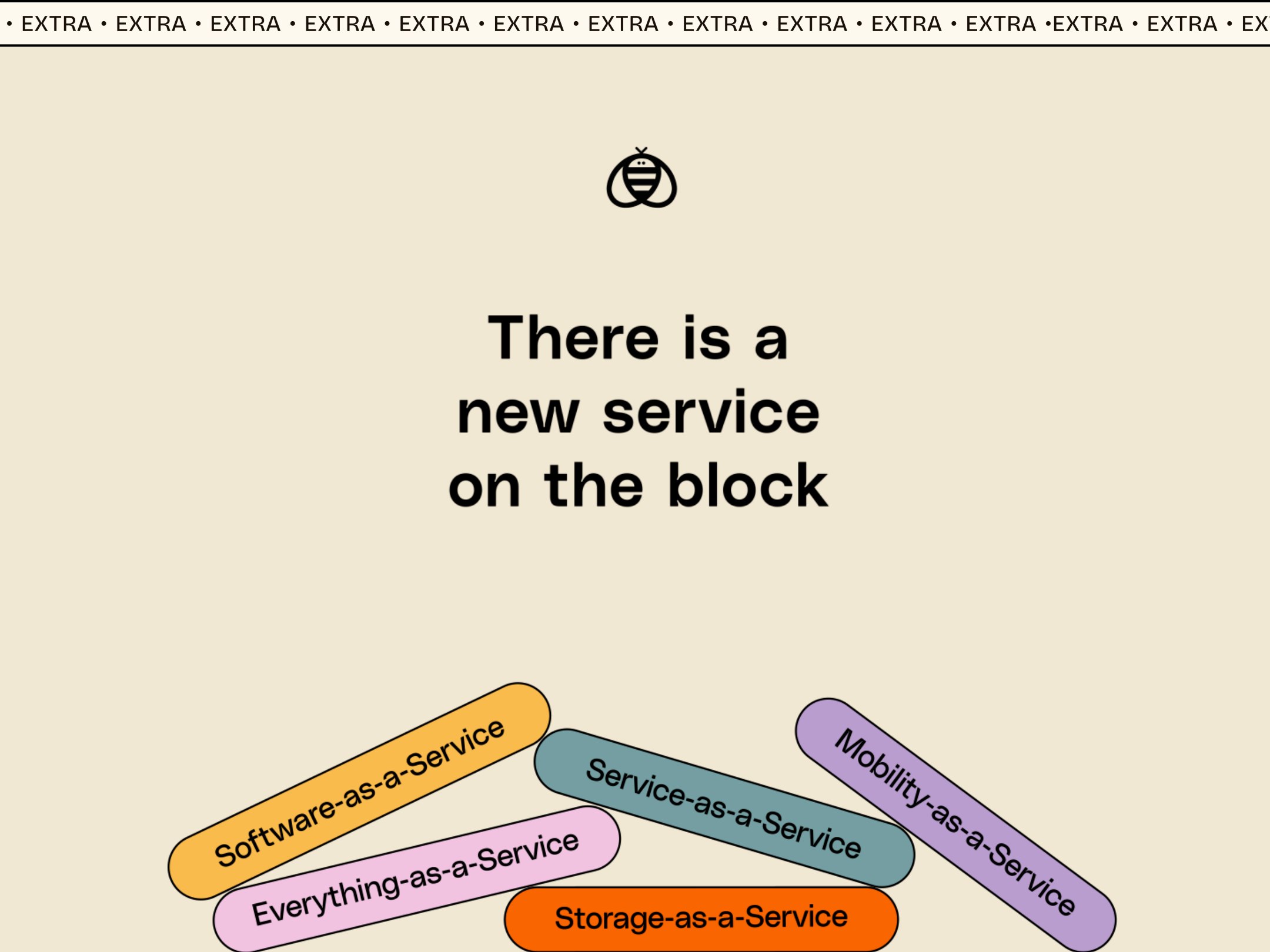 Extra - Animated Social Media Ad ad advertisement after effects animated type animated typography animation colourful creative design design service geometry graphic design instagram ad minimal motion design motion graphics newton shapes social media ad typography