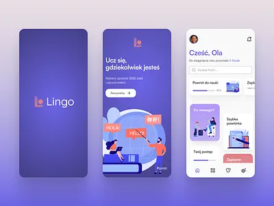 Language learning mobile APP app design logo mobileapp ui uidesign uidesigner ux