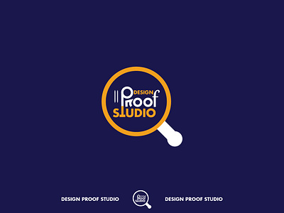 "Design Proof Studio" Logo design brand branding design design proof logo graphic design logo studio logo vector