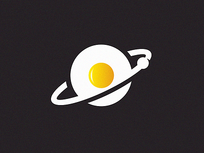 egg planet egg logo planet space