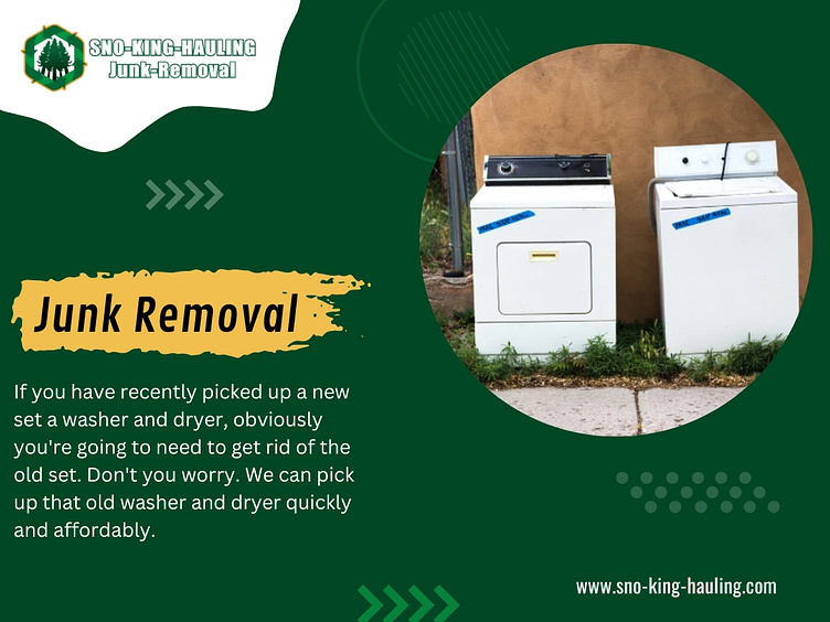 Junk Removal Edmonds by Sno King Hauling Junk Removal on Dribbble