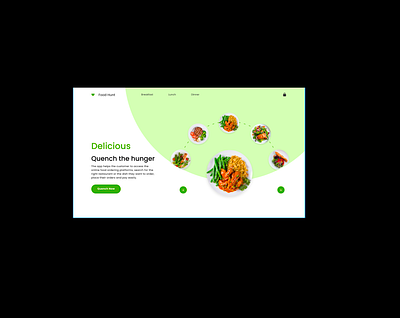 foodhunt - smart animation animation app design ui ux
