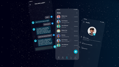 adGPT - Social Platform with ChatGPT Open AI Android and iOS App adgpt adobe illustrator adobe xd android app interface appdevs appdevsx application chatgpt clone figma flutter illustration ios mobile app openai ui user interface ux whatsapp